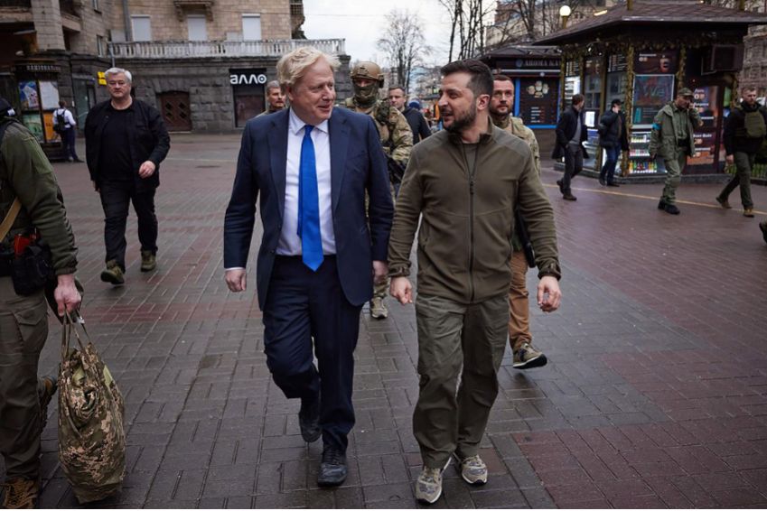 Boris in Ukraine